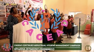 WMHMDAY2024: CAGEAD CONTINUES MENSTRUAL HYGIENE MANAGEMENT CAMPAIGN