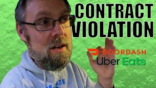 DoorDash Contract Violation - Now What???  DoorDash & Uber Eats Multi-App