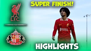 Liverpool u18 vs Sunderland u18 | u18 Premier League | Highlights 26-10-2024