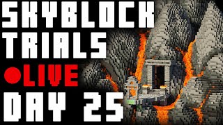 🔴[LIVE] Hypixel Skyblock Trials - LAST DAY of Deep Caverns Day 5 [Day 25] (info in description)