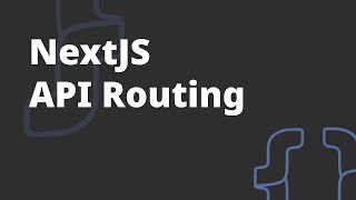 NextJS API Routing - NextJS Course