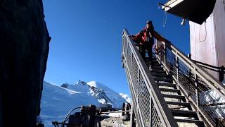 on the top of Aguille du Midi - Mont Blanc