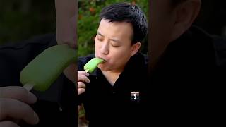 Tasty! the most fun popsicle In childhood chinese food eat....🍃🥱🌿#shorts