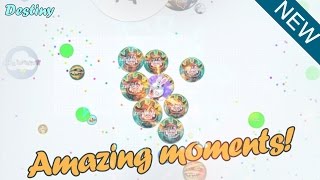 AMAZING MOMENTS IN AGAR.IO! // I'M BACK!? (Agar.io)