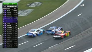 STAGE 1 FINISH - 2024 SCIAPS 200 NASCAR XFINITY SERIES AT NEW HAMPSHIRE