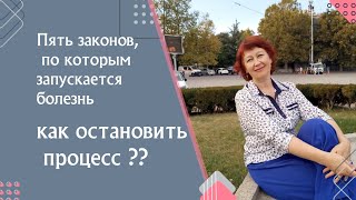 Законы, которые запускают болезнь.