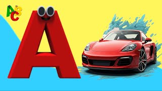 Learn ABC Phonic Song with Cars ,Learn Phonics with cars, Learn ABCD with cars, Learn ABC with cars