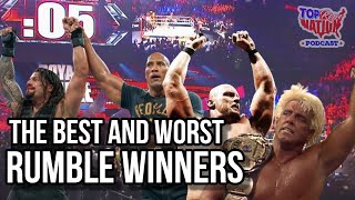 WWE Royal Rumble: The Best (and Worst) Winners