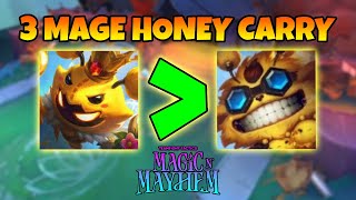 3 Mage Bee's better than ziggs carry TFT SET 12