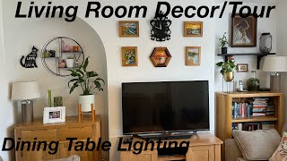 LIVING ROOM TOUR  2022 /  DINING TABLE LIGHTING #decor