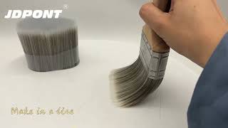 WHITE MIXTURE DARK BROWN SYNTHETIC FILAMENT FOR PAINT BRUSH