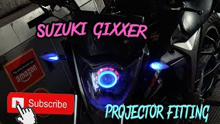 Suzuki Gixxer Custom Headlight | modified Gixxer | Led Projector |