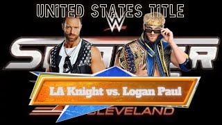 [WWE 2k24] FULL MATCH - LA Knight vs. Logan Paul - United States Title Match