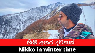 Nikko in winter | සීත කාලයේ හිම අතර දවසක් #salindasenarath