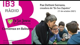 Pax Dettoni habla del inicio del programa de convivencia En Sus Zapatos en Radio Baleares