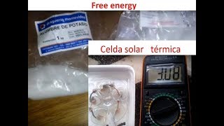 How to Make a Free Energy Solar Cell - Celda solar  PET  ( térmica )