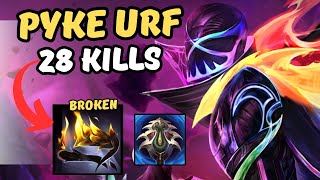 Pyke's Rampage: Hubris BROKEN  Item- 28 Kills URF 2024 EPISODE: 12