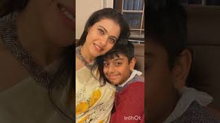 Kajol Devgan with Son Yug Devgan #shorts #youtubeshorts