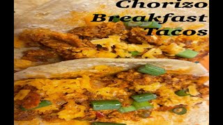 HOW TO MAKE BREAKFAST TACOS WITH CHORIZO | QUICK & EASY