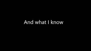 What I Know-Tricia Brock(lyrics)