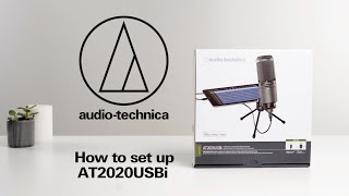 How to set up the AT2020USBi Microphone | Record straight to your iPad and iPhone