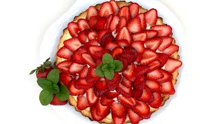 Cómo hacer TARTA DE FRUTILLAS- Receta fácil paso a paso