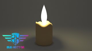 Blender 3D Tutorial - Cycles Render - Create Candle Light