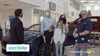 Grace Bridge & Master Cares partnered with Sam Pack's Five Star Chevrolet to raffle off a Camaro!!