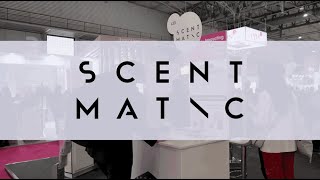 Cosmetics Business Stand Side with Scentmatic at in-cosmetics 2023