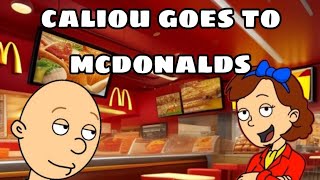 caliou goes to mcdonalds | ziptoons