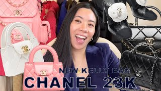 NEW KELLY BAG CHANEL 23K COLLECTION | IS IT WORTH THE HYPE? CAMELLIA SHOES | NEW SHOE TREND LUXURY