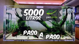 💥 5000L 💥 Paso a paso de nuestro acuario más espectacular 🔥 Acrílico Mega Transparente 🔎PezVerde