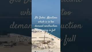 It's Dubai  Maritime in too demand construction going in full swing #trending #dubai#shorts