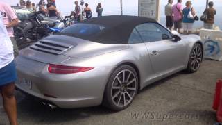 Porsche 991 Carrera S Cabriolet on Mont Ventoux, France