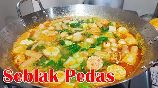 Resep seblak rumahan sedehana | Komplit kuah pedas enak ... !!!