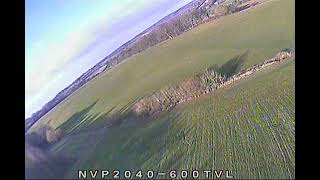 Windy day flying a small Raven wing