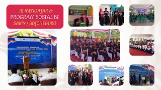 Bank Indonesia Mengajar dan Program Sosial BI di SMPN 3 Bojonegoro