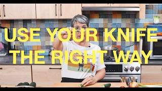 How to Use Your Knife The Right Way | The Chefsmartypants Academy