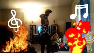 Fire video content dance