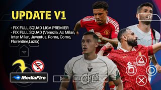 UPDATE V1 EFOOTBALL™ 25 EREDIVISE & BRI LIGA 1 ,NEW UPDATE SEASONS, UPDATE TRANSFER, GRAPICH HD