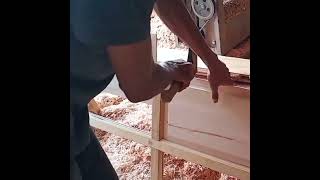 proses membuat pintu minimalis