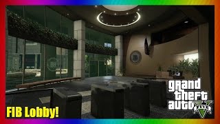 [GTA V] How to get Inside the Lobby of the FIB Building in Single Player! Next Gen and PC!