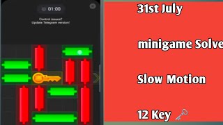 31st July minigame solve | 31 July minigame solve in hamster Combat