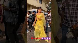 #SHORTS ❤️ #rashmikamandanna HOT #RASHMIKA IN SUN KISSED YELLOW DRESS ❤️❤️ #mustwatch #LATEST #VIRAL