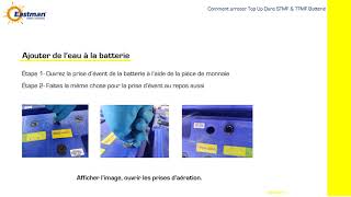 How to TOP UP in STMF & TTMF Battery - Franch