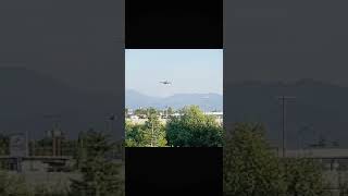 Aeroplane Lover Status || Aircraft Landing Near Mountains #Aviation #Shorts