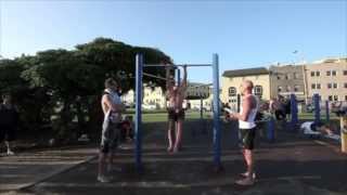 Muscle Ups World Record | Jarryd | Bondi Beach