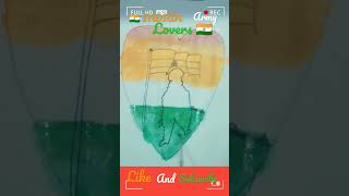 🇮🇳 INDIAN Army drawing with National Flag of India 🇮🇳#short video#art #viral shorts#Art work Iman