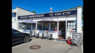 Bag Facaden i Præstø. Præstø smørrebrød.