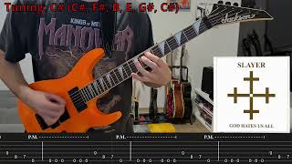 Slayer - Disciple (Guitar Cover + Screentabs)